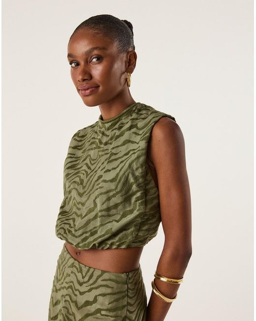 ViX Green Marilyn Blouse