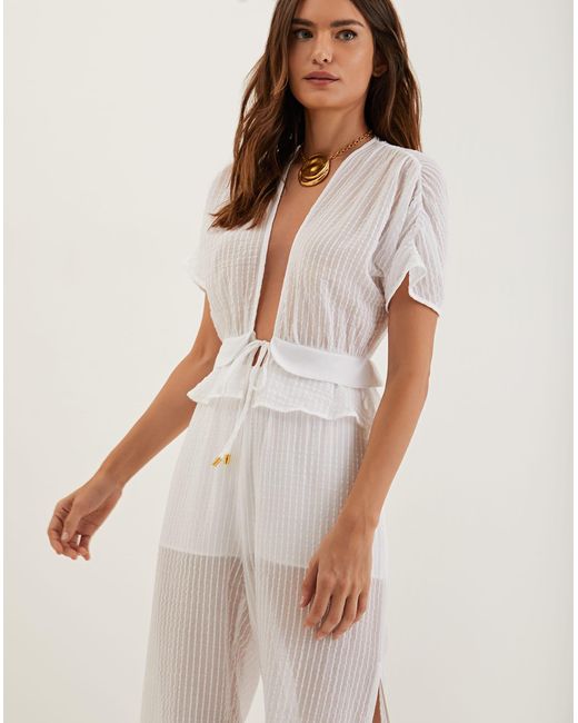 ViX White Allie Blouse