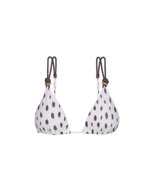 ViX White Gal Parallel Tri Top