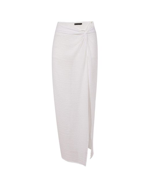 ViX White Eug Midi Skirt