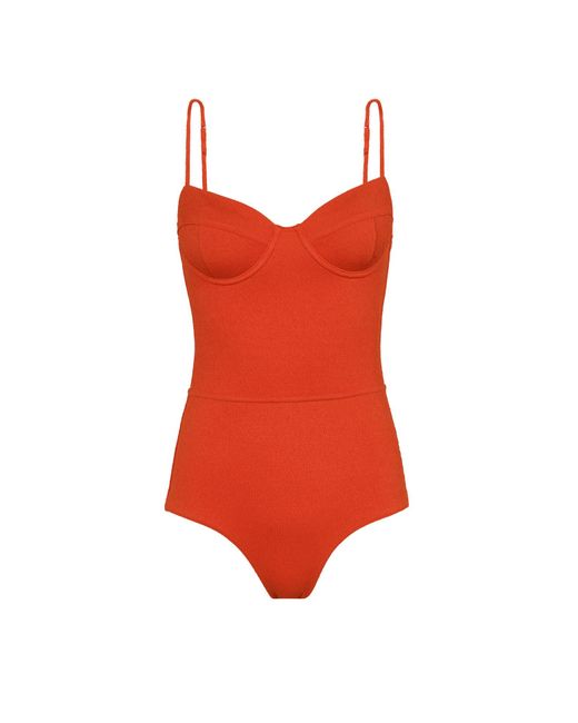 ViX Red Firenze Maya Corsage One Piece