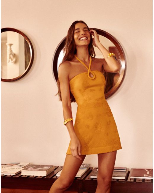 ViX Orange Jordana Short Dress