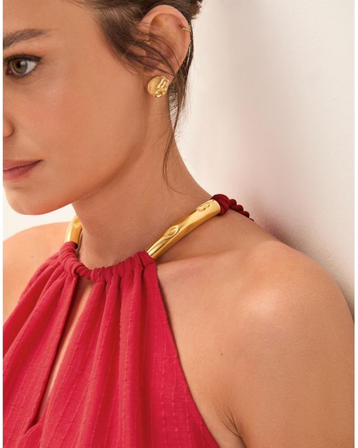 ViX Red Janet Top