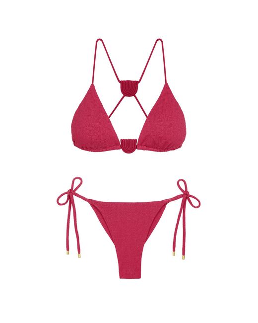 ViX Pink Firenze Yara T Back Tri Top