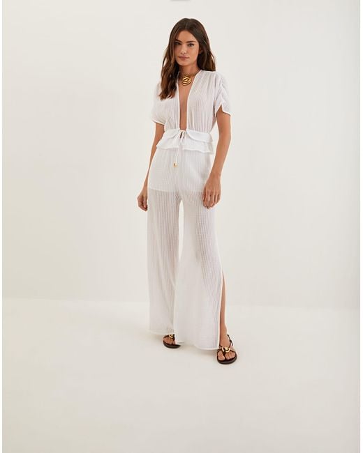 ViX White Allie Blouse