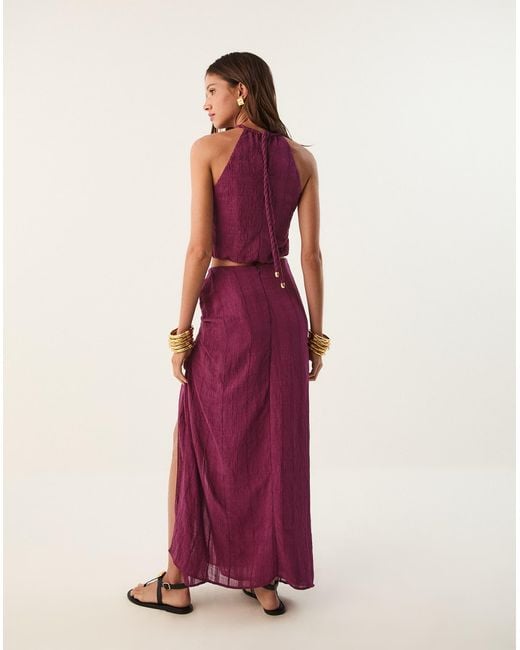 ViX Purple Thalia Blouse