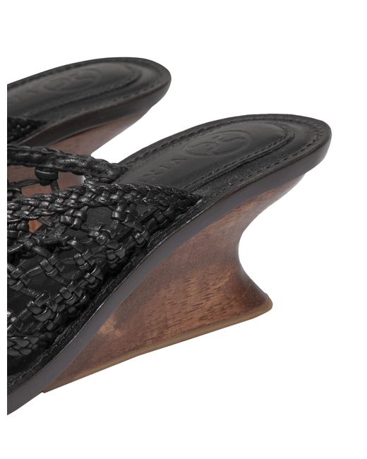 ViX Black Braided Dahila Mule