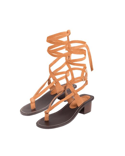 ViX Orange Paige Sandal (exchange Only)