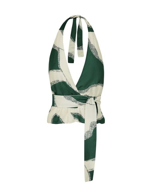 ViX Green Leila Halter Top (exchange Only)
