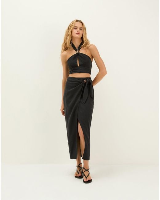 ViX Black Luna Halter Top