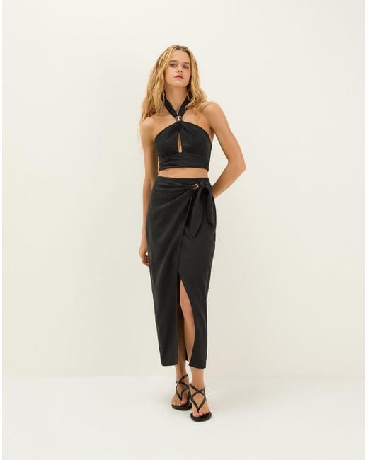 ViX Black Luna Halter Top