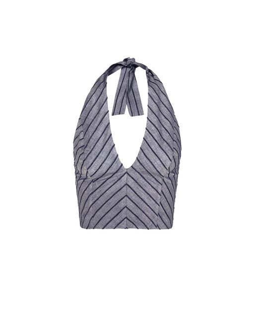 ViX Blue Lysa Halter Top