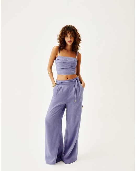 ViX Blue Cassia Pants