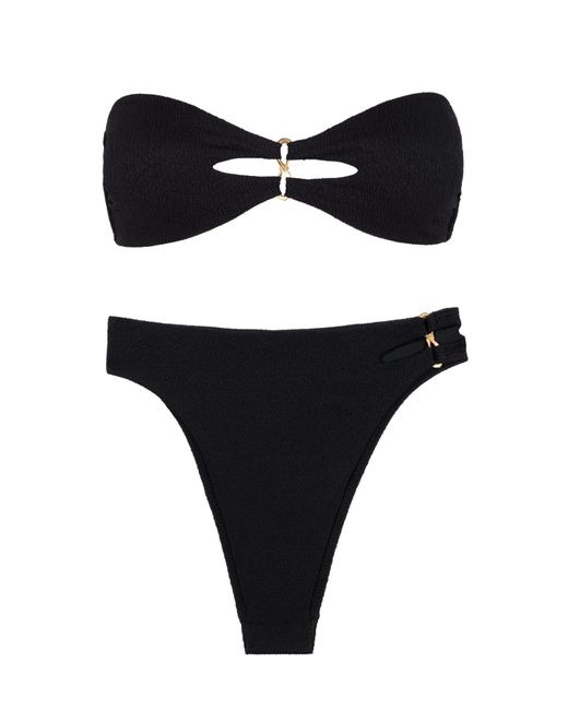 ViX Black Firenze Solaro Bandeau Top