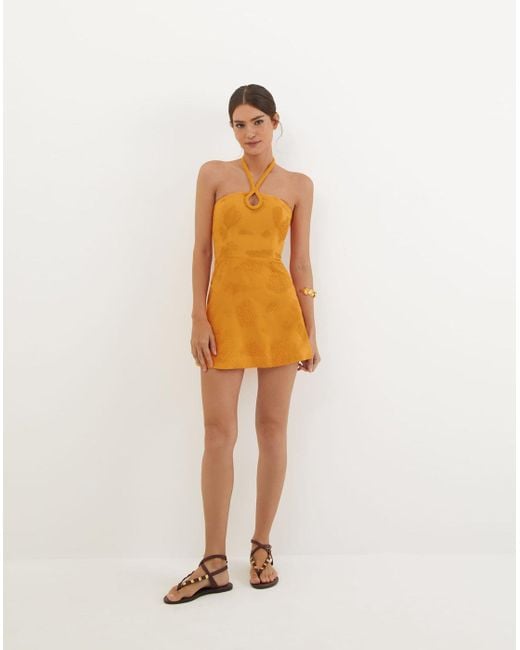 ViX Orange Jordana Short Dress