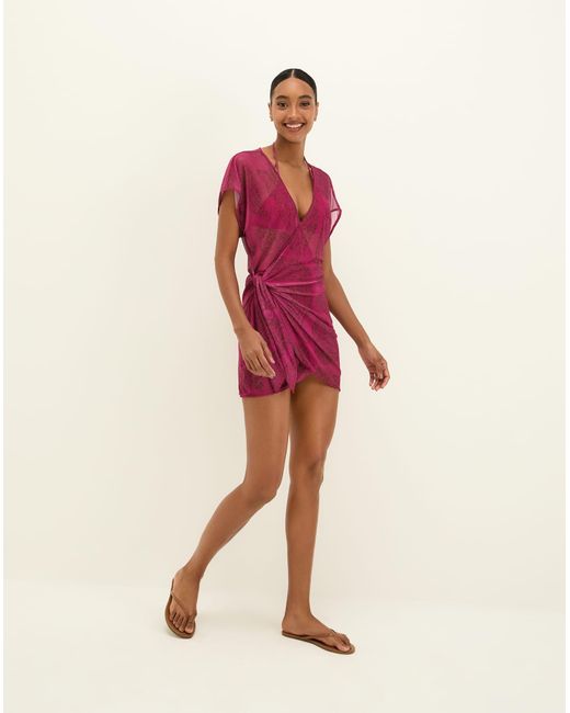 ViX Pink Emily Short Cover Up