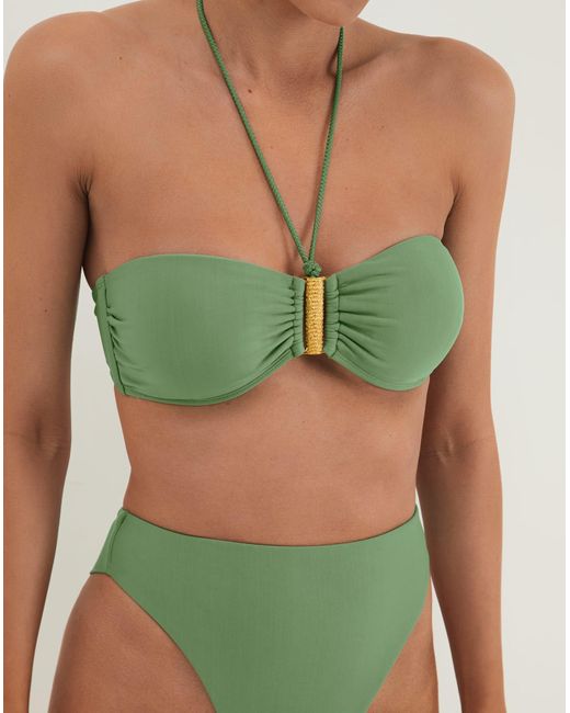 ViX Green Matte Gigi Hot Pant Bottom