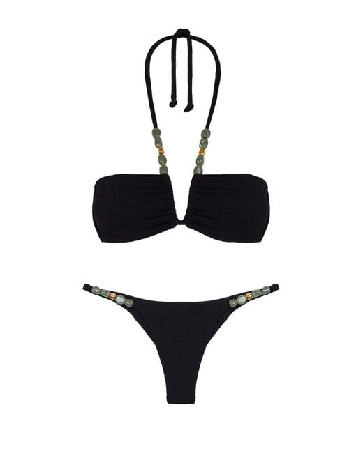 ViX Black Firenze Kiana Carol Top