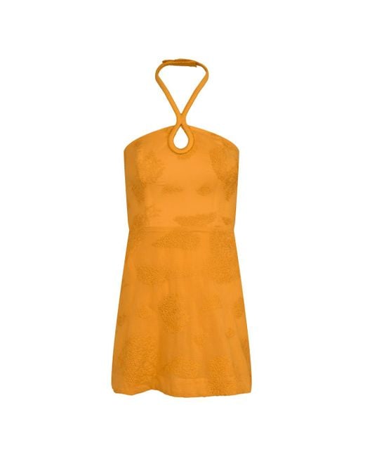 ViX Orange Jordana Short Dress