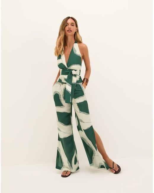 ViX Green Leila Halter Top (exchange Only)