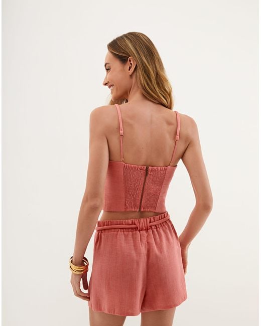 ViX Red Cassia Top