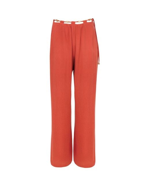 ViX Red Miko Detail Pants (exchange Only)