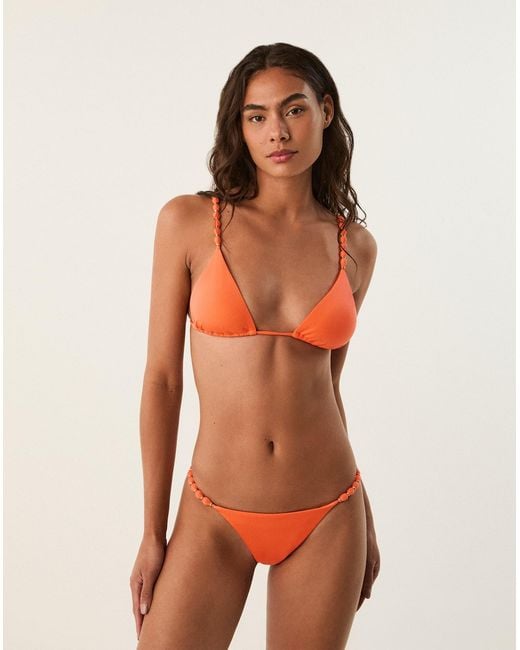 ViX Orange Beads Parallel Tri Top