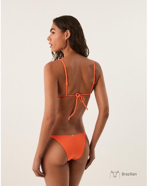 ViX Orange Beads Parallel Tri Top