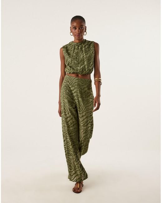 ViX Green Marilyn Blouse