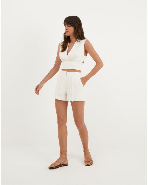 ViX White Alain Shorts