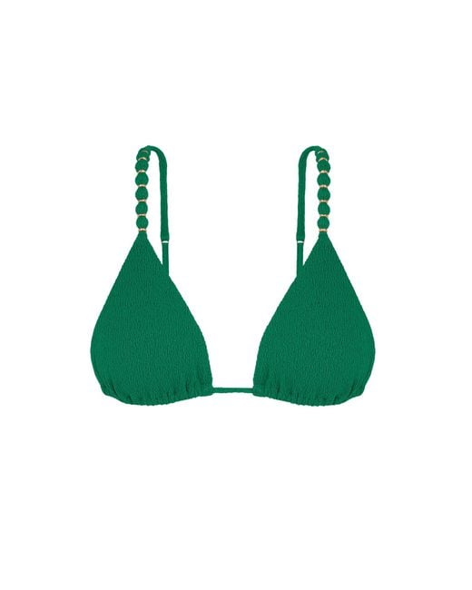 ViX Green Firenze Beads Parallel Tri Top