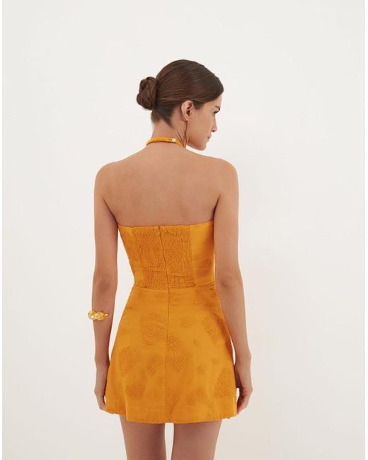 ViX Orange Jordana Short Dress