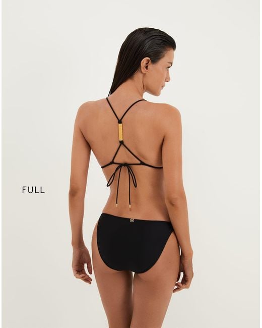 ViX Black Matte Stacy T Back Tri Top