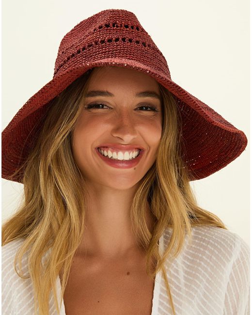 ViX Red Lea Hat