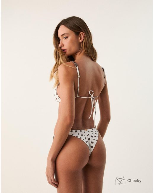 ViX White Gal Parallel Tri Top