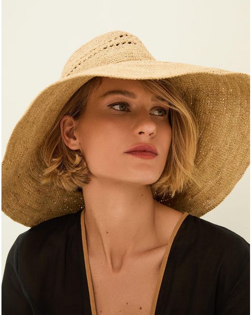 ViX White Lea Hat