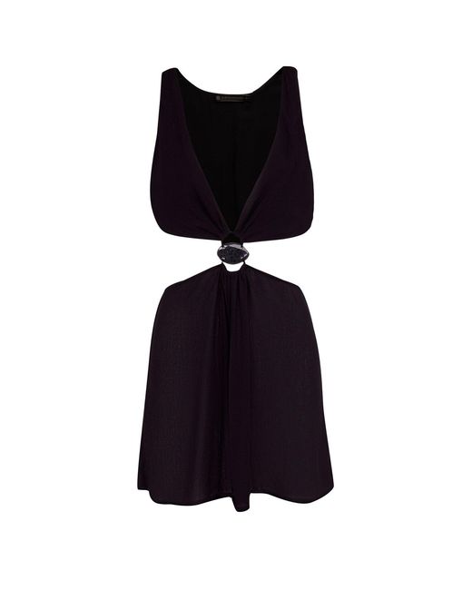 ViX Blue Rita Detail Short Cover Up (final Sale)