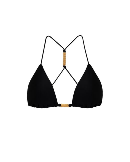 ViX Black Matte Stacy T Back Tri Top