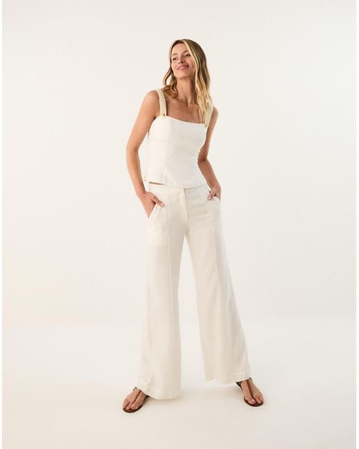 ViX White Estela Pants