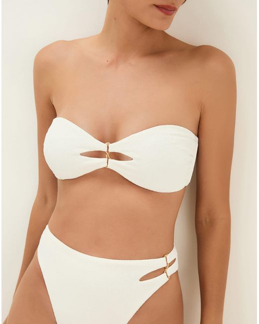 ViX White Firenze Solaro Bandeau Top