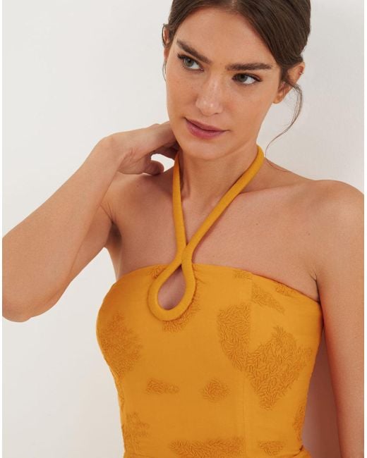 ViX Orange Jordana Short Dress
