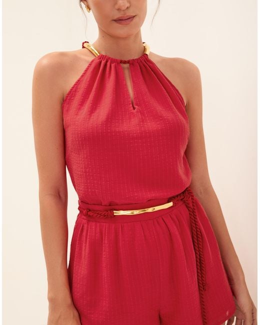 ViX Red Janet Top