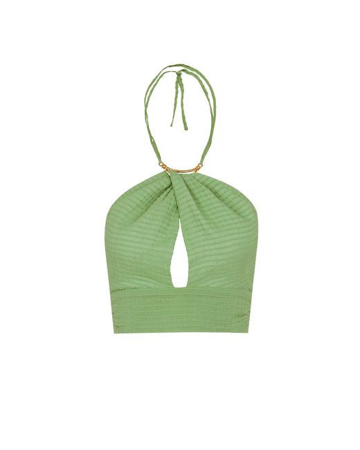 ViX Green Coco Detail Top