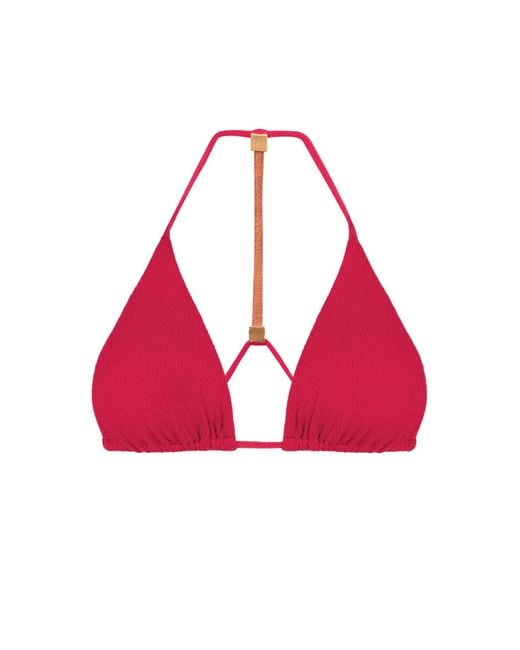 ViX Red Firenze Aika T Back Tri Top