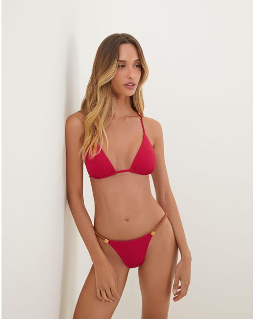 ViX Red Firenze Aika T Back Tri Top