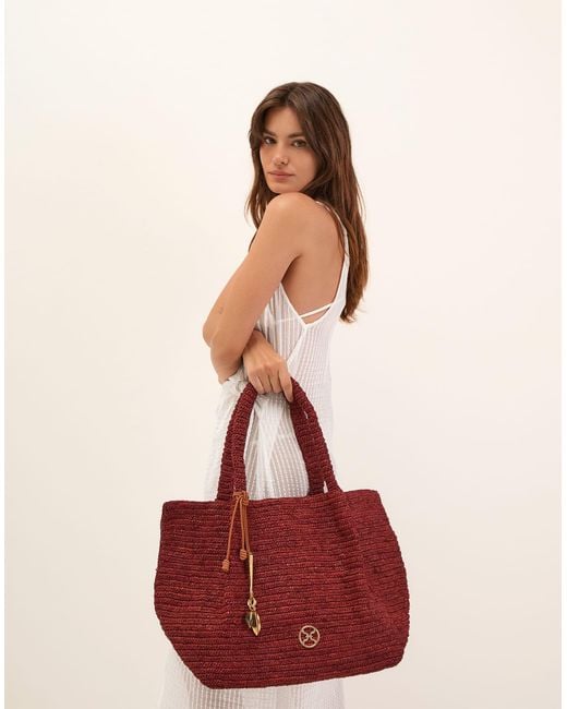ViX Red Beach Bag