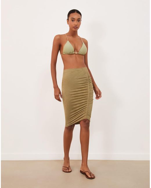 ViX Natural Frida Midi Skirt (exchange Only)