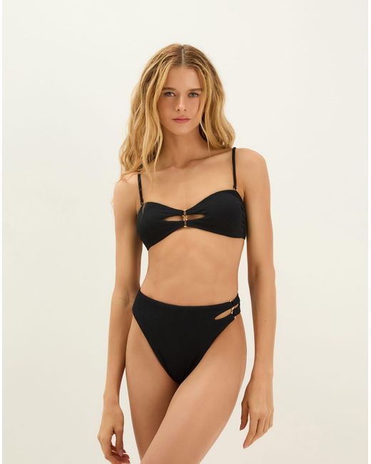 ViX Black Firenze Solaro Bandeau Top