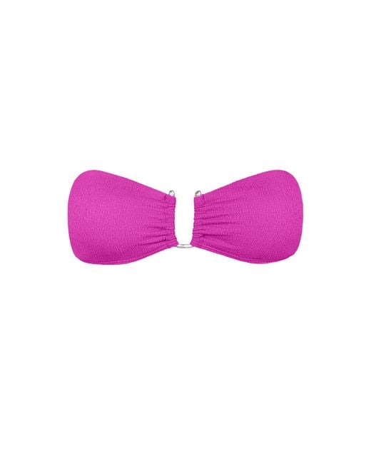 ViX Pink Firenze Jill Square Bandeau Top