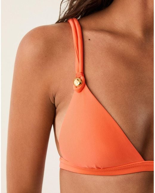 ViX Orange Matte Meera Parallel Tri Top